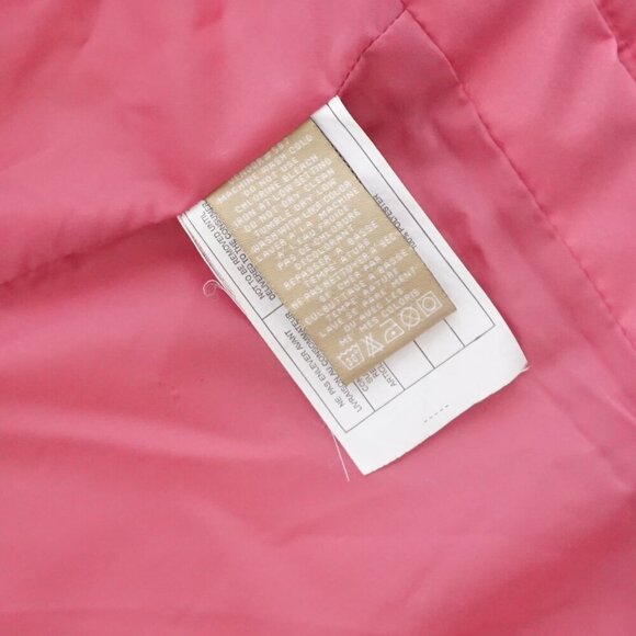 Vintage Cotton Ginny Plus Pink Gorpcore Lined Nylon Puffer Zip Up Vest Jacket S - Picture 9 of 12